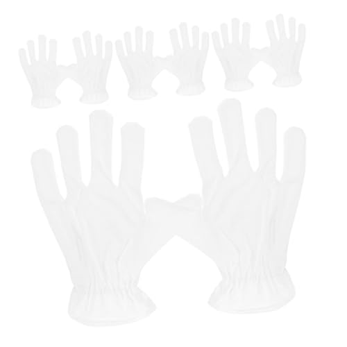 TOYZFRIENDY 4 Paare Weiße Mikrofaser Handschuhe Antistatisch Atmungsaktiv und Komfortabel Multifunktional für Schmuck Uhren Brillen Ausstellungen und Handprotektion bei Events TOYZFRIENDY 4 Paare Weiße Mikrofaser Handschuhe Antistatisch Atmungsaktiv und Komfortabel Multifunktional für Schmuck Uhren Brillen Ausstellungen und Handprotektion bei Events von TOYZFRIENDY