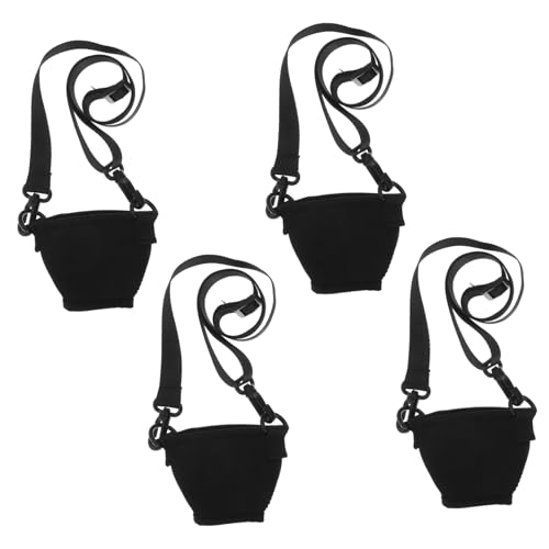 TOYZFRIENDY 4 Sätze Weinglas Halshalter aus Robustem Neopren Verstellbare Träger Vielseitig Kompatibel Stilvoller Schutz für Weingläser für Reisen Picknick und Outdoor Events von TOYZFRIENDY