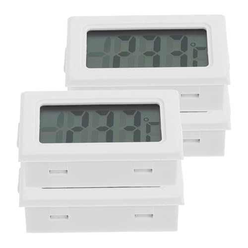 TOYZFRIENDY 4 Stück Digitales Mini Thermometer Weiß Eingebautes Raumthermometer mit Klarer Lcd-anzeige Portabel und Vielseitig für Innenbereiche Gewächshaus Terrarien und Büro Geeignet TOYZFRIENDY 4 Stück Digitales Mini Thermometer Weiß Eingebautes Raumthermometer mit Klarer Lcd-anzeige Portabel und Vielseitig für Innenbereiche Gewächshaus Terrarien und Büro Geeignet von TOYZFRIENDY
