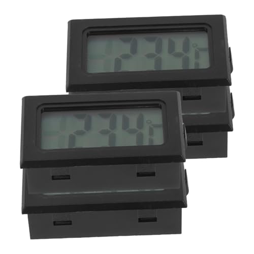 TOYZFRIENDY 4 Stück Digitales Mini-thermometer Eingebettet Handlich mit Klarem Display Temperaturmesser für Reptilienräume Gewächshaus Büro und Wohnräume Präzises Digitales Raumthermometer TOYZFRIENDY 4 Stück Digitales Mini-thermometer Eingebettet Handlich mit Klarem Display Temperaturmesser für Reptilienräume Gewächshaus Büro und Wohnräume Präzises Digitales Raumthermometer von TOYZFRIENDY