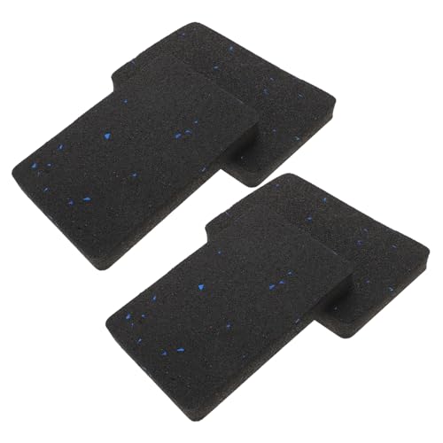 TOYZFRIENDY 4 Stück Gummi Laufbandmatten Stoßdämpfende Bodenschutzmatte für Fitnessgeräte Geräuschreduzierende Isolationspads für Heimtrainer Vibrationsdämpfend rutschfest Langlebig von TOYZFRIENDY