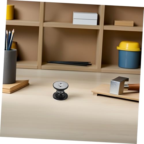 TOYZFRIENDY 4 Stück Magnetische Türstopper Geräuschdämpfend und Winddicht für Wand und Bodenmontage ohne Bohren für Schlafzimmer Büro und Wohnzimmer Schwarz von TOYZFRIENDY