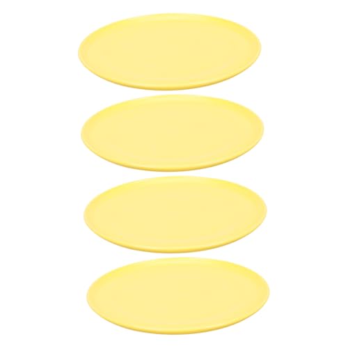 TOYZFRIENDY 4 Stück Runde Dicke Pflanzentopf untersetzer aus Robustem Wasserfeste Blumentopf ablage für Zimmer Außenpflanzen Stoßfest UV beständig Praktischer Schutz für Böden und Oberflächen von TOYZFRIENDY