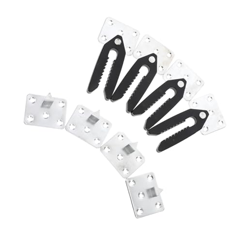 TOYZFRIENDY 4 Stück Sofa Verbinder Teilig Robust Langlebig für Sofas Couches Sektionale Möbelverbinder Praktische Alligator Klammern Einfache Montage Vielseitig Einsetzbar von TOYZFRIENDY