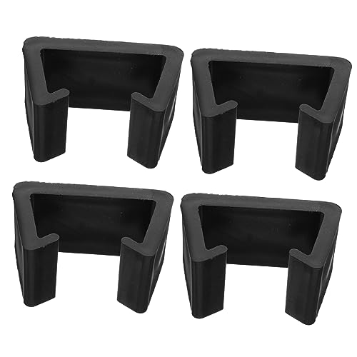 TOYZFRIENDY 4 Stück Stabiler Stuhlclip Möbelclip aus Rattan für Sofas und Stühle Kreative Befestigungslösung für Zuhause Büro und Geschäfte Schwarz von TOYZFRIENDY