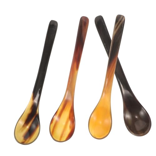 TOYZFRIENDY 4 Stück Teiliges Hornlöffel aus Naturmaterial für Kaffee Tee und Desserts Langlebige Wiederverwendbare Rührlöffel mit Ergonomischem Griff zum und Servieren TOYZFRIENDY 4 Stück Teiliges Hornlöffel aus Naturmaterial für Kaffee Tee und Desserts Langlebige Wiederverwendbare Rührlöffel mit Ergonomischem Griff zum und Servieren von TOYZFRIENDY