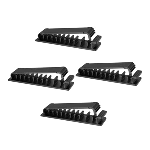 TOYZFRIENDY 4 Stück Teiliges Kabel Organizer Clips Selbstklebend Verstellbar Kabelmanagement für Schreibtisch Auto Büro USB Ladekabel Halterung TOYZFRIENDY 4 Stück Teiliges Kabel Organizer Clips Selbstklebend Verstellbar Kabelmanagement für Schreibtisch Auto Büro USB Ladekabel Halterung von TOYZFRIENDY