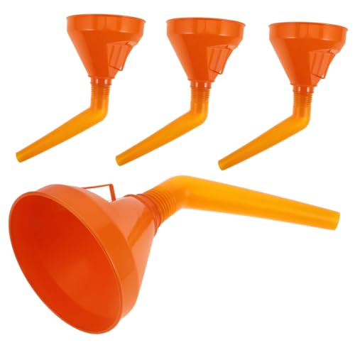 TOYZFRIENDY 4 Stück Teiliges Kunststoff Kraftstoff trichter Dickwandiger Langer Einfülltrichter mit Flexiblem Auslauf für Auto und Motorrad Sicherer Benzin Motoröl umfülltrichter TOYZFRIENDY 4 Stück Teiliges Kunststoff Kraftstoff trichter Dickwandiger Langer Einfülltrichter mit Flexiblem Auslauf für Auto und Motorrad Sicherer Benzin Motoröl umfülltrichter von TOYZFRIENDY