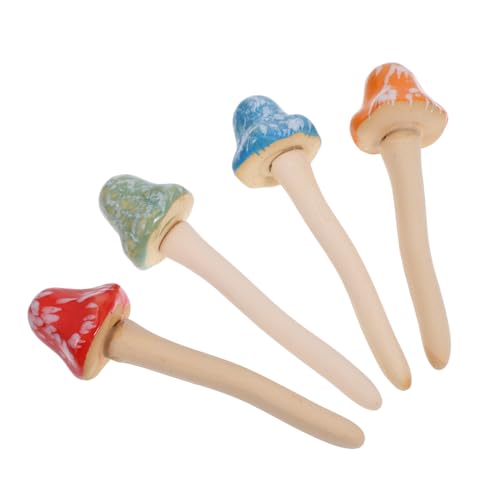 TOYZFRIENDY 4 Stück Teiliges Miniatur Pilz Gartenornament aus Wasserdichtem Keramikmaterial Farbenfrohe Blumentopf deko für Feengarten Terrasse und DIY Pflanzendekoration Zufällige Farbe TOYZFRIENDY 4 Stück Teiliges Miniatur Pilz Gartenornament aus Wasserdichtem Keramikmaterial Farbenfrohe Blumentopf deko für Feengarten Terrasse und DIY Pflanzendekoration Zufällige Farbe von TOYZFRIENDY