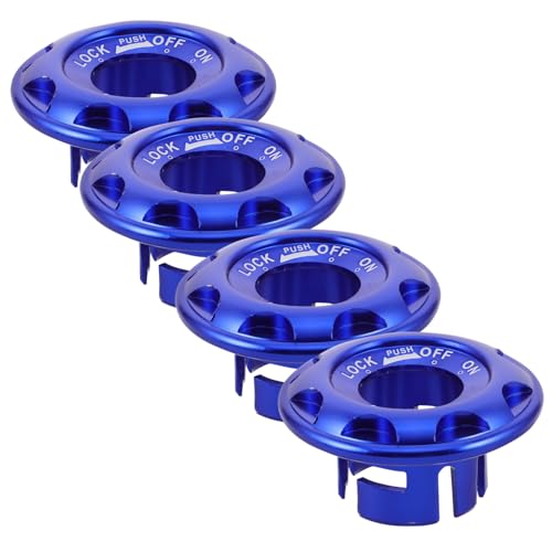 TOYZFRIENDY 4 Stück Teiliges Motorrad Zündschloss Abdeckungsset aus Aluminiumlegierung Wetterbeständig Robuste Schutzkappe für Zündschalter Maßgeschneidert für Sichere Montage bei Motorrädern TOYZFRIENDY 4 Stück Teiliges Motorrad Zündschloss Abdeckungsset aus Aluminiumlegierung Wetterbeständig Robuste Schutzkappe für Zündschalter Maßgeschneidert für Sichere Montage bei Motorrädern von TOYZFRIENDY