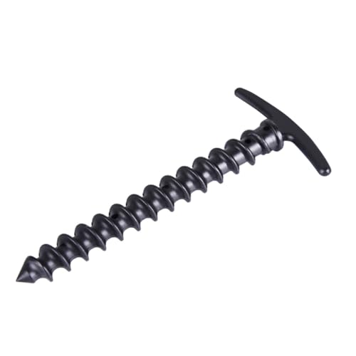 TOYZFRIENDY 4 Stück Teiliges Schraubheringe aus Nylon Robust und Rostfrei Zeltnägel für Outdoor Camping Schwere Erdnägel mit Befestigung Windfest und Langlebig Geeignet für Schnee Matschboden von TOYZFRIENDY