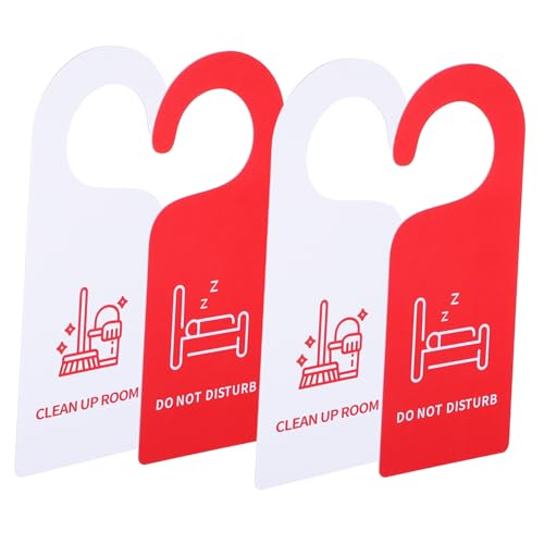 TOYZFRIENDY 4 Stück Teiliges Türschild Hotel Ruhig Bleiben und Zimmer Aufräumen Doppelseitiger PVC Hänger mit Genähter Kante Reißfest für Büro Schlafzimmer Tür TOYZFRIENDY 4 Stück Teiliges Türschild Hotel Ruhig Bleiben und Zimmer Aufräumen Doppelseitiger PVC Hänger mit Genähter Kante Reißfest für Büro Schlafzimmer Tür von TOYZFRIENDY
