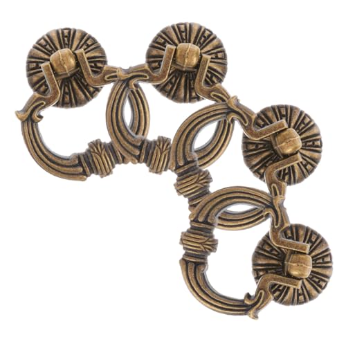 TOYZFRIENDY 4 Stück Vintage Schrankgriffe Kleine Runde Möbelgriffe aus Robustem Material Kompakt und Leicht Einfache Montage für Kommoden Küchenschränke und Möbelstücke TOYZFRIENDY 4 Stück Vintage Schrankgriffe Kleine Runde Möbelgriffe aus Robustem Material Kompakt und Leicht Einfache Montage für Kommoden Küchenschränke und Möbelstücke von TOYZFRIENDY