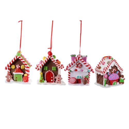 TOYZFRIENDY 4 Stück Weihnachtliche Miniatur Zuckerhaus Dekoration Teiliges aus Umweltfreundlicher Soft Süße Candy House Figuren für Tisch Fenster und Baum Festliche Weihnachtsdeko Innen TOYZFRIENDY 4 Stück Weihnachtliche Miniatur Zuckerhaus Dekoration Teiliges aus Umweltfreundlicher Soft Süße Candy House Figuren für Tisch Fenster und Baum Festliche Weihnachtsdeko Innen von TOYZFRIENDY