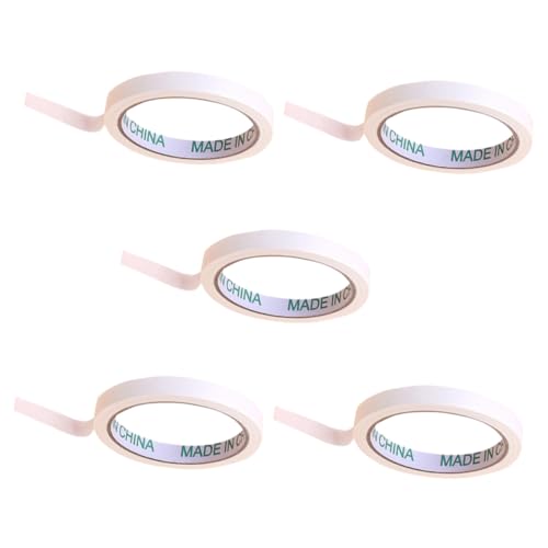 TOYZFRIENDY 5 Rollen Malerkrepp Masking Tape Weiß Abklebeband für Künstler Bastelpapier Geruchlos Säurefrei Rückstandsfrei für DIY Kunstprojekte und Bastelarbeiten TOYZFRIENDY 5 Rollen Malerkrepp Masking Tape Weiß Abklebeband für Künstler Bastelpapier Geruchlos Säurefrei Rückstandsfrei für DIY Kunstprojekte und Bastelarbeiten von TOYZFRIENDY