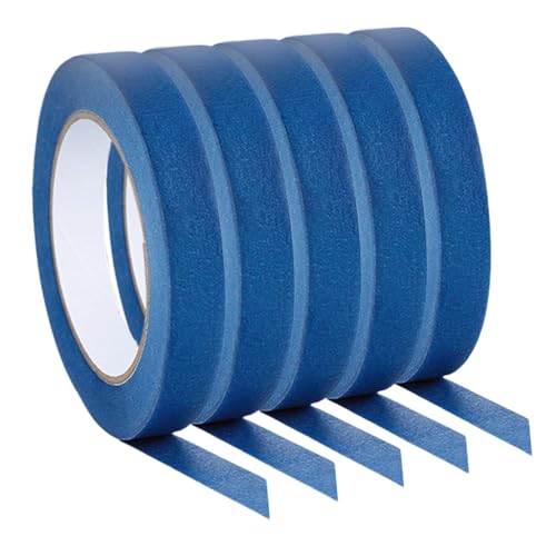 TOYZFRIENDY 5 Rollen Malerkreppband Breit Lang Dünnes Abklebeband mit Starker Haftung für Wand Autolackierung Präzises Abkleben Beim Streichen Vielseitig für Dekoration und Kantenversiegelung TOYZFRIENDY 5 Rollen Malerkreppband Breit Lang Dünnes Abklebeband mit Starker Haftung für Wand Autolackierung Präzises Abkleben Beim Streichen Vielseitig für Dekoration und Kantenversiegelung von TOYZFRIENDY