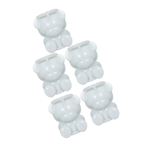 TOYZFRIENDY 5 Stück Teiliges Bärenförmige Silikon Eiskugelform Handmade Eiswürfelform Auslaufsicher Für Whiskey Cocktails Chillen Getränke Klein Wiederverwendbar TOYZFRIENDY 5 Stück Teiliges Bärenförmige Silikon Eiskugelform Handmade Eiswürfelform Auslaufsicher Für Whiskey Cocktails Chillen Getränke Klein Wiederverwendbar von TOYZFRIENDY