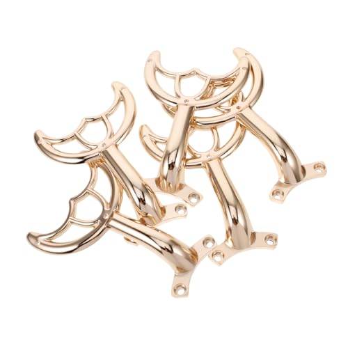 TOYZFRIENDY 5 Stück Teiliges Deckenventilator Ersatzarm aus Metall Stabile Langlebige Ventilatorblatt Halterungen Präzise Gefertigte Montagezubehörteile in Gold für Ventilatorreparatur und von TOYZFRIENDY