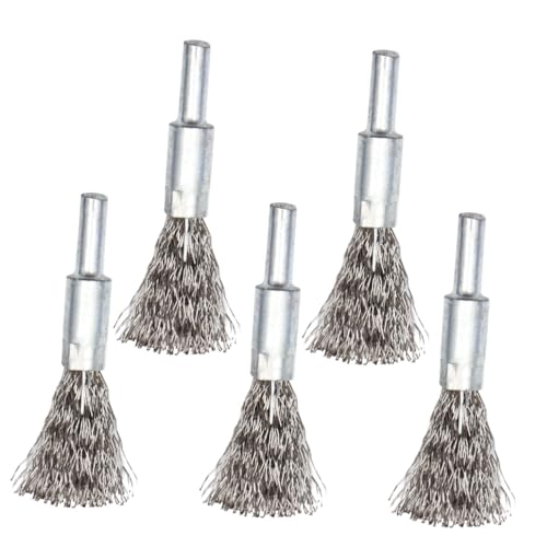 TOYZFRIENDY 5 Stück Teiliges Edelstahl Drahtbürsten für Bohrmaschine Langlebige und Schleifköpfe Geeignet für Metallreinigung Entrostung Entgratung und Oberflächenbearbeitung TOYZFRIENDY 5 Stück Teiliges Edelstahl Drahtbürsten für Bohrmaschine Langlebige und Schleifköpfe Geeignet für Metallreinigung Entrostung Entgratung und Oberflächenbearbeitung von TOYZFRIENDY