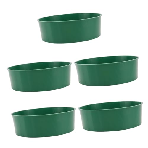 TOYZFRIENDY 5 Stück Teiliges Gartensieb aus Leichtem Kunststoff Langlebiger Pflanzensieb Filter für Boden Feines von Erde und Kompost Wiederverwendbares Gartenwerkzeug in Grasgrün von TOYZFRIENDY