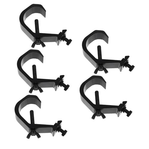 TOYZFRIENDY 5 Stück Teiliges Schwere Bühnenlicht Traversen Haken aus Aluminium Verstellbare Metallklemmen für Stabile Befestigung von Dj Projektoren und Scheinwerfern Traversen TOYZFRIENDY 5 Stück Teiliges Schwere Bühnenlicht Traversen Haken aus Aluminium Verstellbare Metallklemmen für Stabile Befestigung von Dj Projektoren und Scheinwerfern Traversen von TOYZFRIENDY