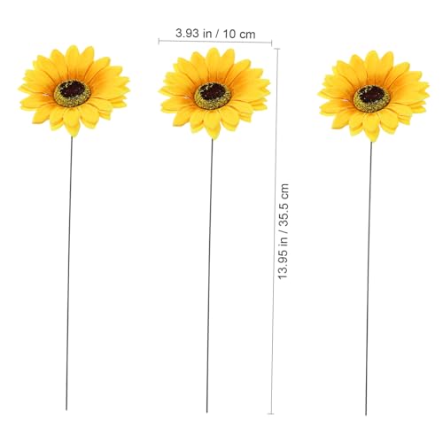 TOYZFRIENDY 5 Stück Teiliges Sonnenblumen gartenstecker Wetterfeste Outdoor Gartendeko Installieren Kompakt für Rasen und Blumenbeete Dekorativer Pflanzenstecker für Terrasse TOYZFRIENDY 5 Stück Teiliges Sonnenblumen gartenstecker Wetterfeste Outdoor Gartendeko Installieren Kompakt für Rasen und Blumenbeete Dekorativer Pflanzenstecker für Terrasse von TOYZFRIENDY