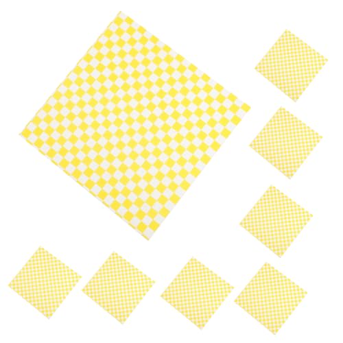 TOYZFRIENDY 50 Blatt Fettabweisendes Food Basket Liners Papier Sandwich und Pommes Verpackungspapier Reißfestes Antihaftbeschichtetes für Backen Grillen und Partys von TOYZFRIENDY