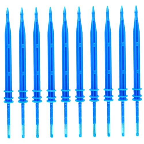 TOYZFRIENDY 50 Stück Automatische Bewässerung Tropfkopf Blauer Kunststoff Tropfstecker für Topfpflanzen Einfache Installation Präzise und Gleichmäßige Tropfbewässerung für Zimmerpflanzen und von TOYZFRIENDY