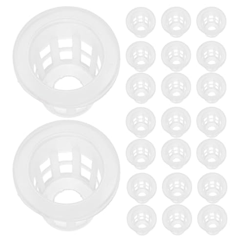 TOYZFRIENDY 50 Stück Hydroponik Netztöpfe Pflanzkübel für Balkon Garten Soilless Kultivierung Pflanzkorb mit Wurzelkontrolle Leicht und Handlich für Orchideen und Zimmerpflanzen TOYZFRIENDY 50 Stück Hydroponik Netztöpfe Pflanzkübel für Balkon Garten Soilless Kultivierung Pflanzkorb mit Wurzelkontrolle Leicht und Handlich für Orchideen und Zimmerpflanzen von TOYZFRIENDY