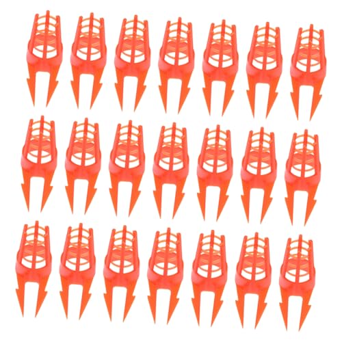 TOYZFRIENDY 50 Stück Kunststoff Königinnenkäfig Imkerei Bifurkationsschutz Bienenzucht Käfig für Königinnenaufzucht Praktische Bienenzucht Ausrüstung Zubehör von TOYZFRIENDY