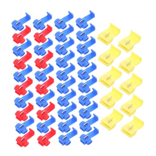 TOYZFRIENDY 50 Stück Teiliges T tap Schnellverbinder Isolierte Kabelverbinder ohne Löten Geeignet für Awg Drahtgrößen Stromstärken Sichere und Flexible Elektroverbindungen für Vielseitige TOYZFRIENDY 50 Stück Teiliges T tap Schnellverbinder Isolierte Kabelverbinder ohne Löten Geeignet für Awg Drahtgrößen Stromstärken Sichere und Flexible Elektroverbindungen für Vielseitige von TOYZFRIENDY