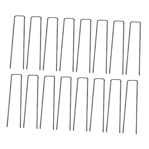 TOYZFRIENDY 50 Stück Verzinkte Erdanker Robuste Gartenheringe für Kunstrasen Unkrautvlies Zelthering Landschaftsbau Installieren und Vielseitig Einsetzbar von TOYZFRIENDY