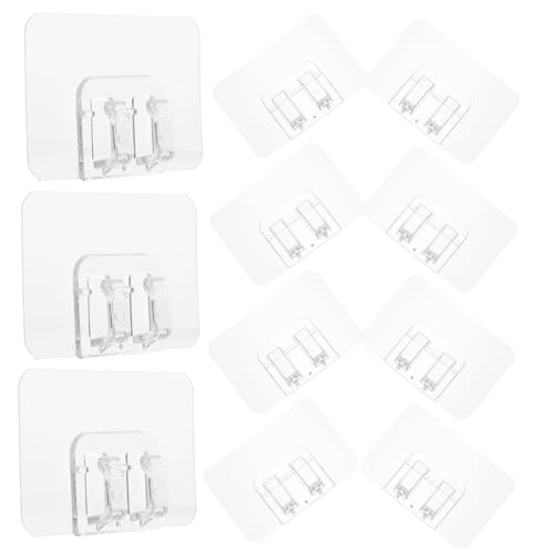 TOYZFRIENDY 50 Stück Wandhaken Selbstklebend für Lichterkettenbefestigung Transparent Starke Haftung Vielseitige Clips zum Einfachen Aufhängen von Dekorationen und Kabeln Werkzeugfreie TOYZFRIENDY 50 Stück Wandhaken Selbstklebend für Lichterkettenbefestigung Transparent Starke Haftung Vielseitige Clips zum Einfachen Aufhängen von Dekorationen und Kabeln Werkzeugfreie von TOYZFRIENDY