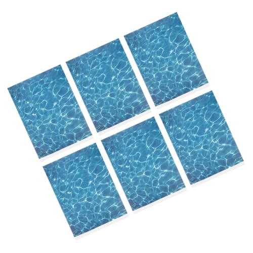 TOYZFRIENDY 6 Blätter Dekorative Aufkleber Seeaufkleber Wasserwellen Design-aufkleber Landschaftsaufkleber Miniaturszene Zugeszubehör Selbstklebende Wasserwelle Feengarten Liefert Himmelblau TOYZFRIENDY 6 Blätter Dekorative Aufkleber Seeaufkleber Wasserwellen Design-aufkleber Landschaftsaufkleber Miniaturszene Zugeszubehör Selbstklebende Wasserwelle Feengarten Liefert Himmelblau von TOYZFRIENDY
