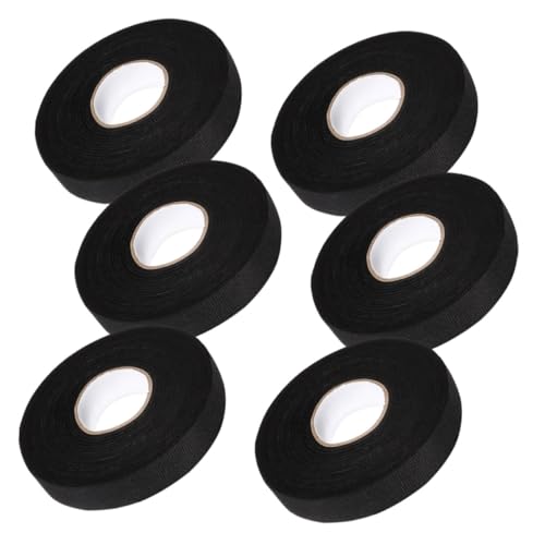 TOYZFRIENDY 6 Rollen Selbstklebendes Hitzebeständiges Kabelbaum gewebeband für Auto mit Geräuschdämmung Verschleißfest Isolierend und Einfach zu Verarbeiten TOYZFRIENDY 6 Rollen Selbstklebendes Hitzebeständiges Kabelbaum gewebeband für Auto mit Geräuschdämmung Verschleißfest Isolierend und Einfach zu Verarbeiten von TOYZFRIENDY
