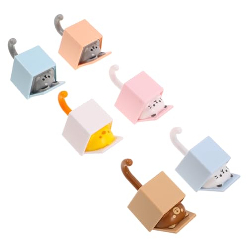 TOYZFRIENDY 6 Stück Cartoon Wandhaken Selbstklebend Dekorative Haken für Mäntel Handtücher Schlüssel Taschen Küche Bad Schlafzimmer Büro TOYZFRIENDY 6 Stück Cartoon Wandhaken Selbstklebend Dekorative Haken für Mäntel Handtücher Schlüssel Taschen Küche Bad Schlafzimmer Büro von TOYZFRIENDY