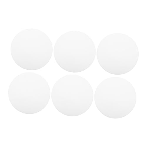 TOYZFRIENDY 6 Stück LED Einbaustrahler Diffusorplatten Flach PC Abdeckung Lichtstreuung Blendfrei Runde Deckenleuchte Lampenabdeckung Kompatibel für Diverse LED Downlights von TOYZFRIENDY