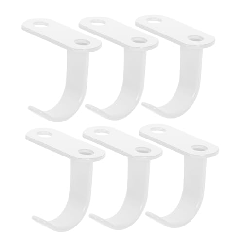 TOYZFRIENDY 6 Stück Schraub deckenhaken aus Robust und Verschleißfest als Deckenhaken für Küche Bad Balkon und Schrank zum Aufhängen von Blumentöpfen Laternen Körben und Dekorationen von TOYZFRIENDY