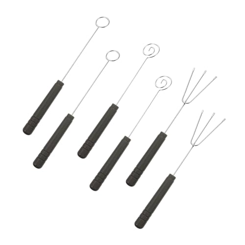 TOYZFRIENDY 6 Stück Teiliges Fondue mit Fach Formen Multifunktionale Schokoladen und Käse Dipgabeln für Kuchen Früchte und Süßwaren Langlebige Küchenhelfer für DIY Backen und von TOYZFRIENDY