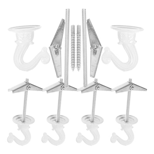 TOYZFRIENDY 6 Stück Teiliges Metall deckenhaken für Pflanzenaufhänger Faltbare Orchideenhalter aus Robustem Zinklegierung Tragfähig und Vielseitig für Blumenampeln Laternen und Dekorationen TOYZFRIENDY 6 Stück Teiliges Metall deckenhaken für Pflanzenaufhänger Faltbare Orchideenhalter aus Robustem Zinklegierung Tragfähig und Vielseitig für Blumenampeln Laternen und Dekorationen von TOYZFRIENDY