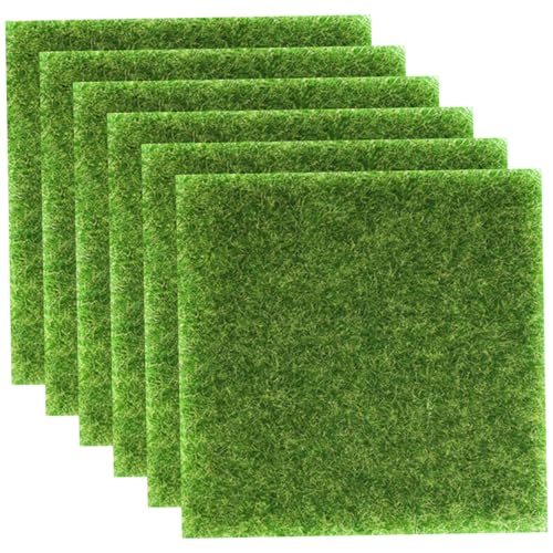 TOYZFRIENDY 6 Stück Teiliges Miniatur Kunstrasen Dekorative Verschleißfeste Grasmatten für DIY Mikrolandschaft Bastelprojekte Puppenhaus und Gartenarrangements TOYZFRIENDY 6 Stück Teiliges Miniatur Kunstrasen Dekorative Verschleißfeste Grasmatten für DIY Mikrolandschaft Bastelprojekte Puppenhaus und Gartenarrangements von TOYZFRIENDY
