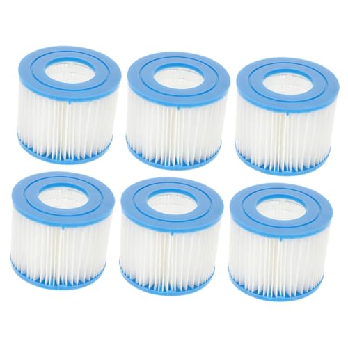 TOYZFRIENDY 6 Stück Teiliges Poolfilterkartuschen Vi aus Pet und Vliesstoff Langlebiger Ersatzfilter für Pools und Lay Spa Filterpumpen Einfache Installation Effektive Wasserreinigung TOYZFRIENDY 6 Stück Teiliges Poolfilterkartuschen Vi aus Pet und Vliesstoff Langlebiger Ersatzfilter für Pools und Lay Spa Filterpumpen Einfache Installation Effektive Wasserreinigung von TOYZFRIENDY