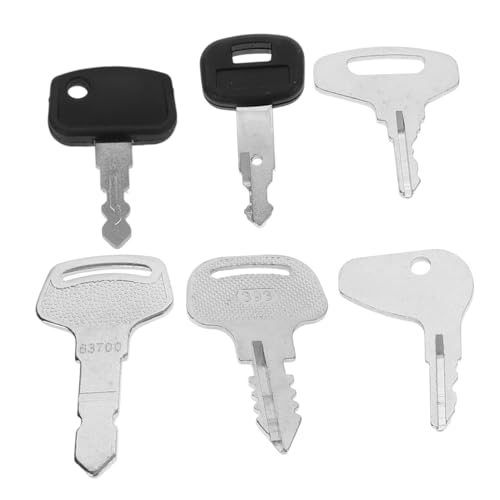 TOYZFRIENDY 6 Stück Teiliges Zündschlüssel für Bagger Lader und Rasenmäher Ersatzstarter Schlüssel für Landwirtschaftliche und Baugeräte Kompatibel mit Kubota und Multifunktional für TOYZFRIENDY 6 Stück Teiliges Zündschlüssel für Bagger Lader und Rasenmäher Ersatzstarter Schlüssel für Landwirtschaftliche und Baugeräte Kompatibel mit Kubota und Multifunktional für von TOYZFRIENDY