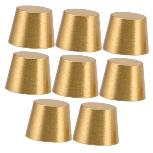 TOYZFRIENDY 8 Stück Messing-schneidebrettfüße, Schmuckschatulle, Holzbrett, Display-tablett, Riser-füße, Beine Für Serviertabletts, Holzkisten, Küchengeräte, Mehrere Möbel von TOYZFRIENDY