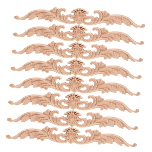 TOYZFRIENDY 8 Stück Teiliges Geschnitzte Holzapplikationen Eckverzierung aus Massivholz Dekorative Ornamente für Möbel Wand Tür Schrank Stilvolle Holzverkleidung mit Kunstvoller Handwerkskunst TOYZFRIENDY 8 Stück Teiliges Geschnitzte Holzapplikationen Eckverzierung aus Massivholz Dekorative Ornamente für Möbel Wand Tür Schrank Stilvolle Holzverkleidung mit Kunstvoller Handwerkskunst von TOYZFRIENDY