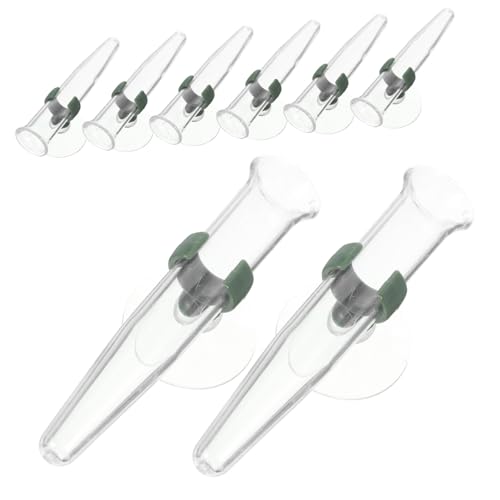 TOYZFRIENDY 8 Stück Teiliges Transparente Blumenwasserröhrchen mit Saugnapf Kunststoff Floralfläschchen zur Blumendekoration Einfache Befüllung für Floristen und Fensterdeko TOYZFRIENDY 8 Stück Teiliges Transparente Blumenwasserröhrchen mit Saugnapf Kunststoff Floralfläschchen zur Blumendekoration Einfache Befüllung für Floristen und Fensterdeko von TOYZFRIENDY