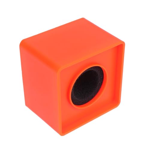 TOYZFRIENDY Abs Mikrofon Logo Stand Mikrofon Flagge für Reporter Interview Quadratisch Orange Professioneller Mikrofonständer mit Großem Logo Bereich Robust und Tragbar Geeignet für von TOYZFRIENDY