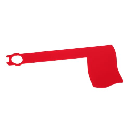 TOYZFRIENDY Acryl Briefkasten mit Drehbarer Roter Flagge Nationalflagge Dekoration für Zuhause Büro DIY Projekte Vielseitig Anpassbar Minimalistisches Design von TOYZFRIENDY