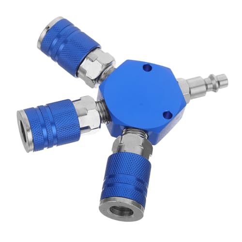 TOYZFRIENDY Aluminium Schnellkupplung Npt Luftkompressor Verteiler mit Hoher Dichtheit Pneumatischer Schlauchverbinder Kompatibel für Druckluftsysteme und Schlauchanschlüsse TOYZFRIENDY Aluminium Schnellkupplung Npt Luftkompressor Verteiler mit Hoher Dichtheit Pneumatischer Schlauchverbinder Kompatibel für Druckluftsysteme und Schlauchanschlüsse von TOYZFRIENDY