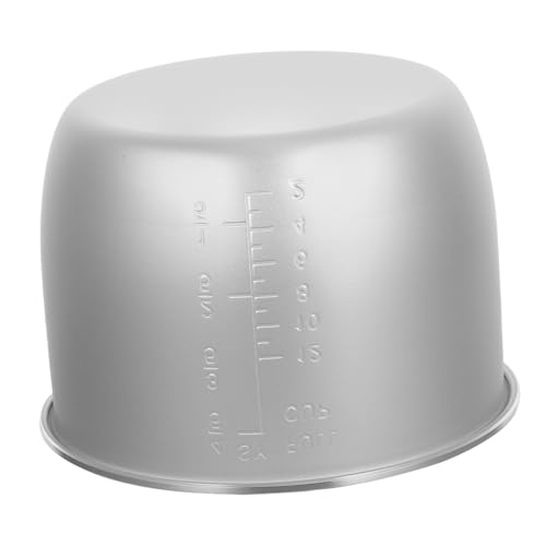 TOYZFRIENDY Aluminiumlegierung Reiskocher Ersatzinnenbehälter Dickwandiger Reiskocher Innentopf mit Verbesserter Wärmeleitung Passend für Elektrokocher für Familienmahlzeiten von TOYZFRIENDY